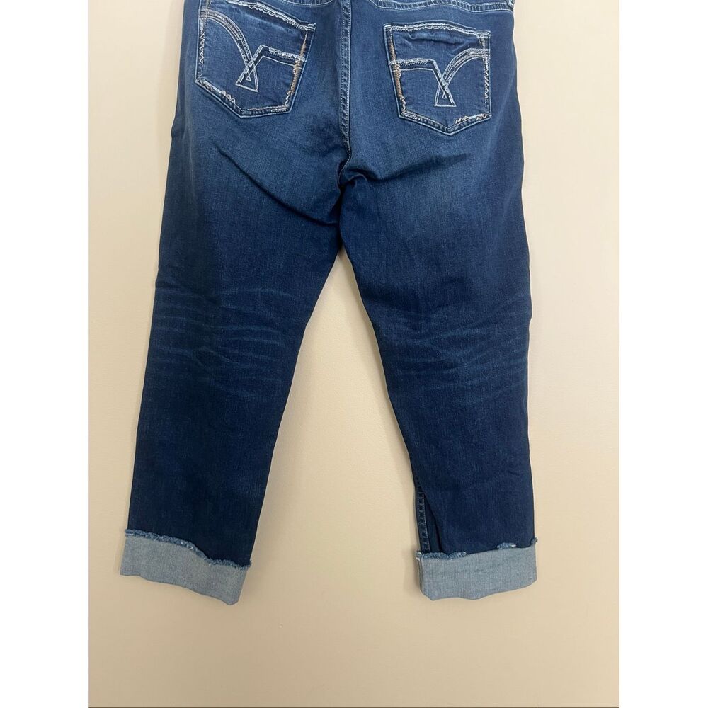 Vigoss Crop Heritage Fit Blue Jeans Woman’s Size 14 Length 25 - Picture 11 of 13